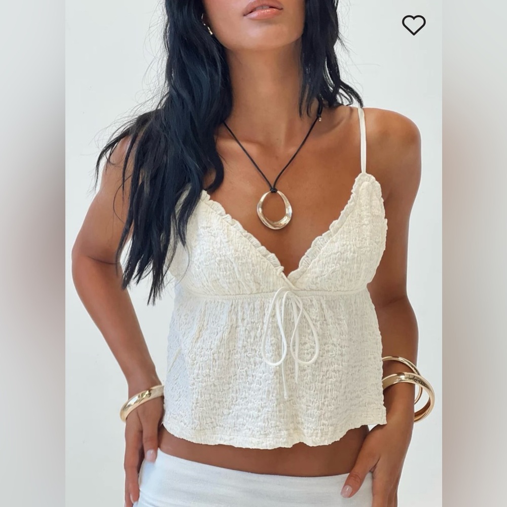 Princess Polly Kellan Top - Cream